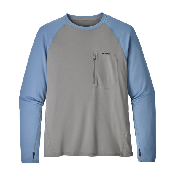 Sunshade Crew Feather Grey Railroad Blue Sunshade Crew Feather Grey Railroad Blue